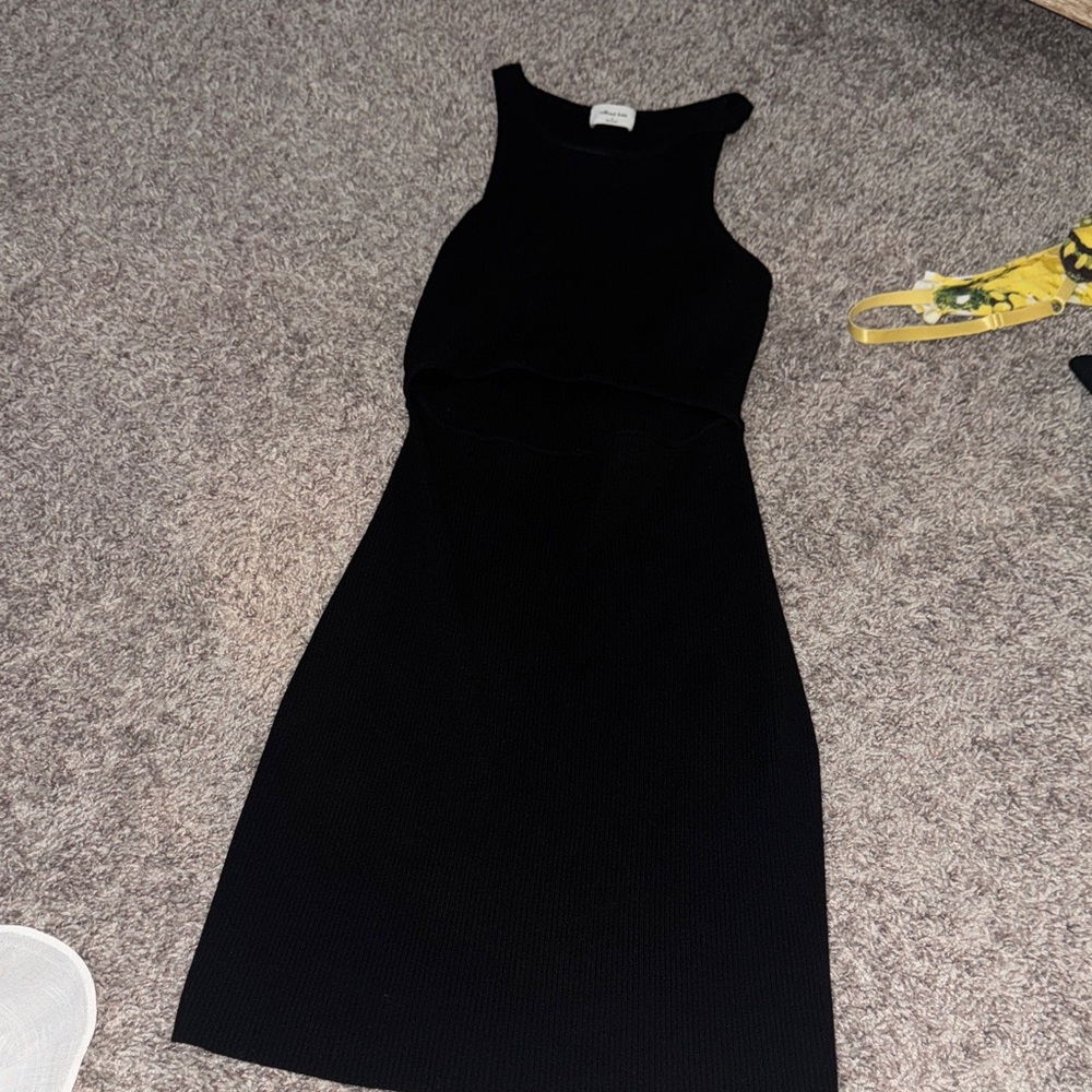 Wilfred Black Midi Dress